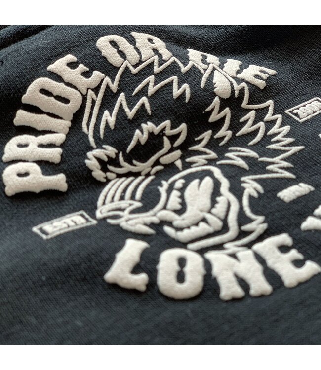 PRiDEorDiE Hoodie Sweater Lone Wolf Black