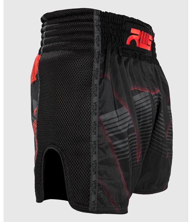 Venum RWS x Venum Muay Thai Kickboxing Short Zwart Rood