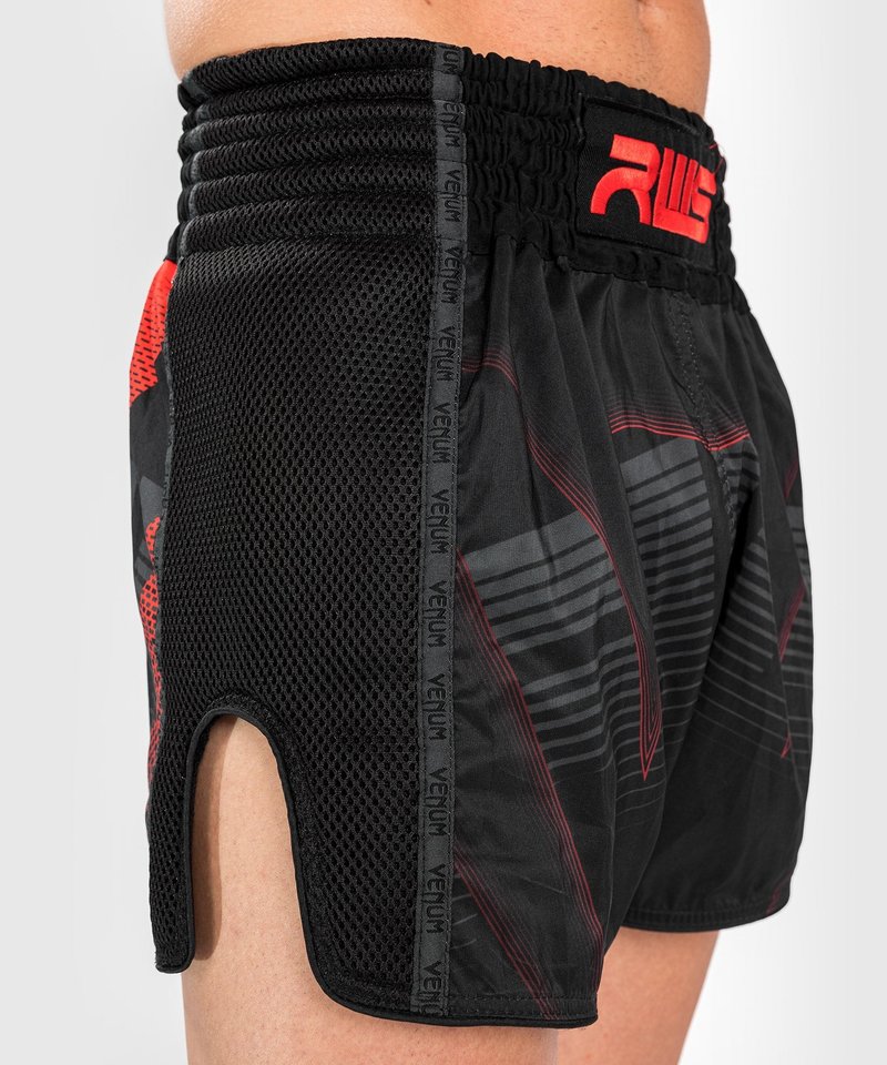 Venum RWS x Venum Muay Thai Kickboxing Short Black Red