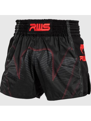 Venum RWS x Venum Muay Thai Kickboxing Short Zwart Rood