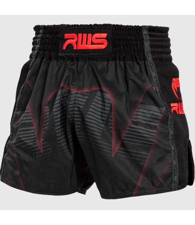 Venum RWS x Venum Muay Thai Kickboxhose Schwarz Rot
