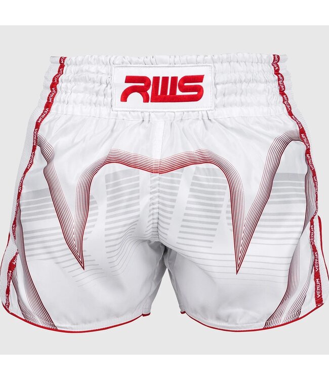 Venum RWS x Venum Muay Thai Kickboxhose Weiß Rot