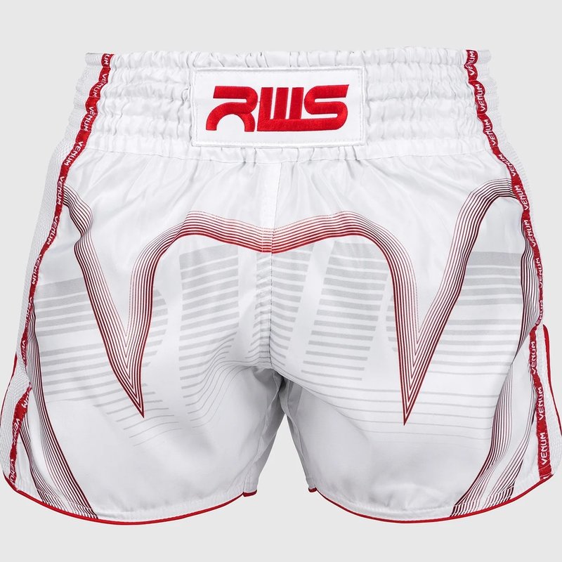 Venum RWS x Venum Muay Thai Kickboxing Short White Red