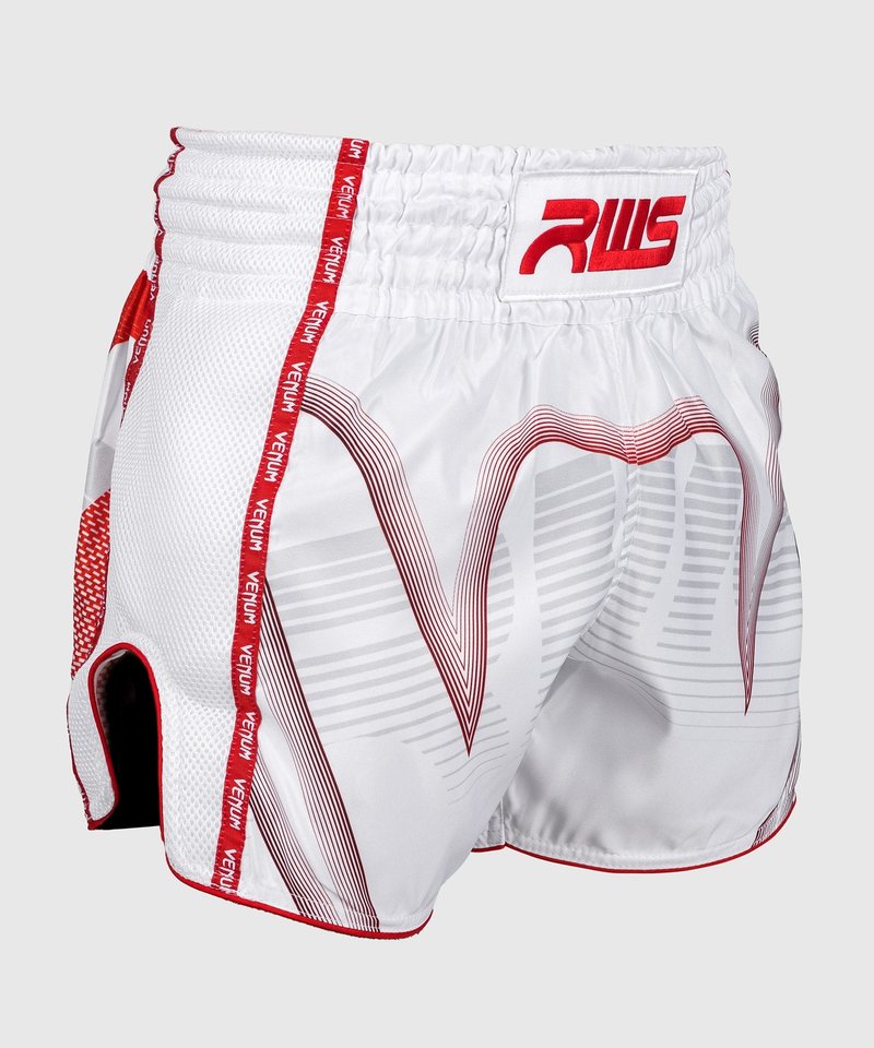 Venum RWS x Venum Muay Thai Kickboxing Short White Red