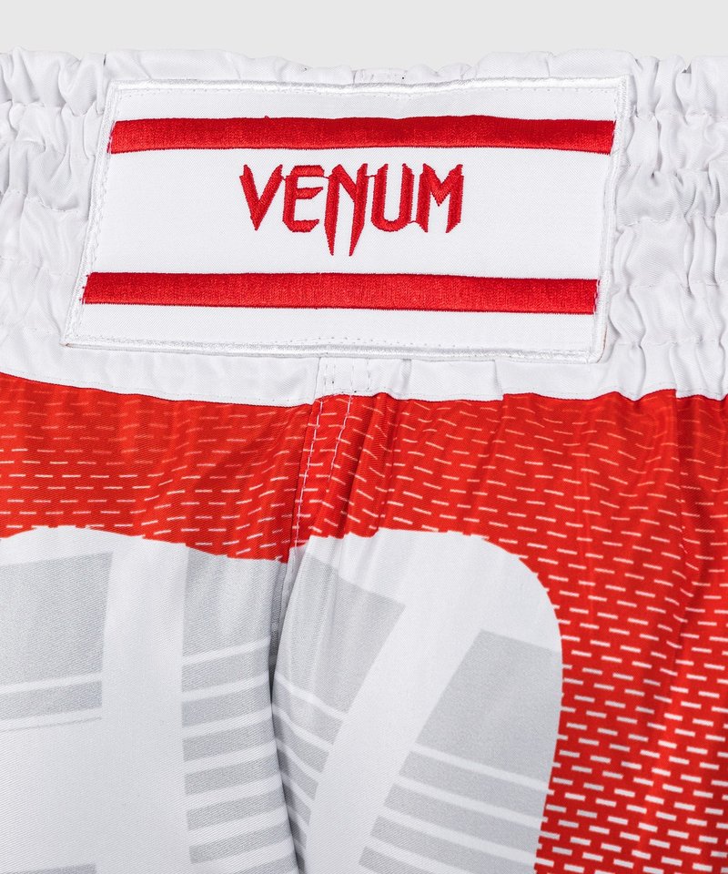 Venum RWS x Venum Muay Thai Kickboxhose Weiß Rot