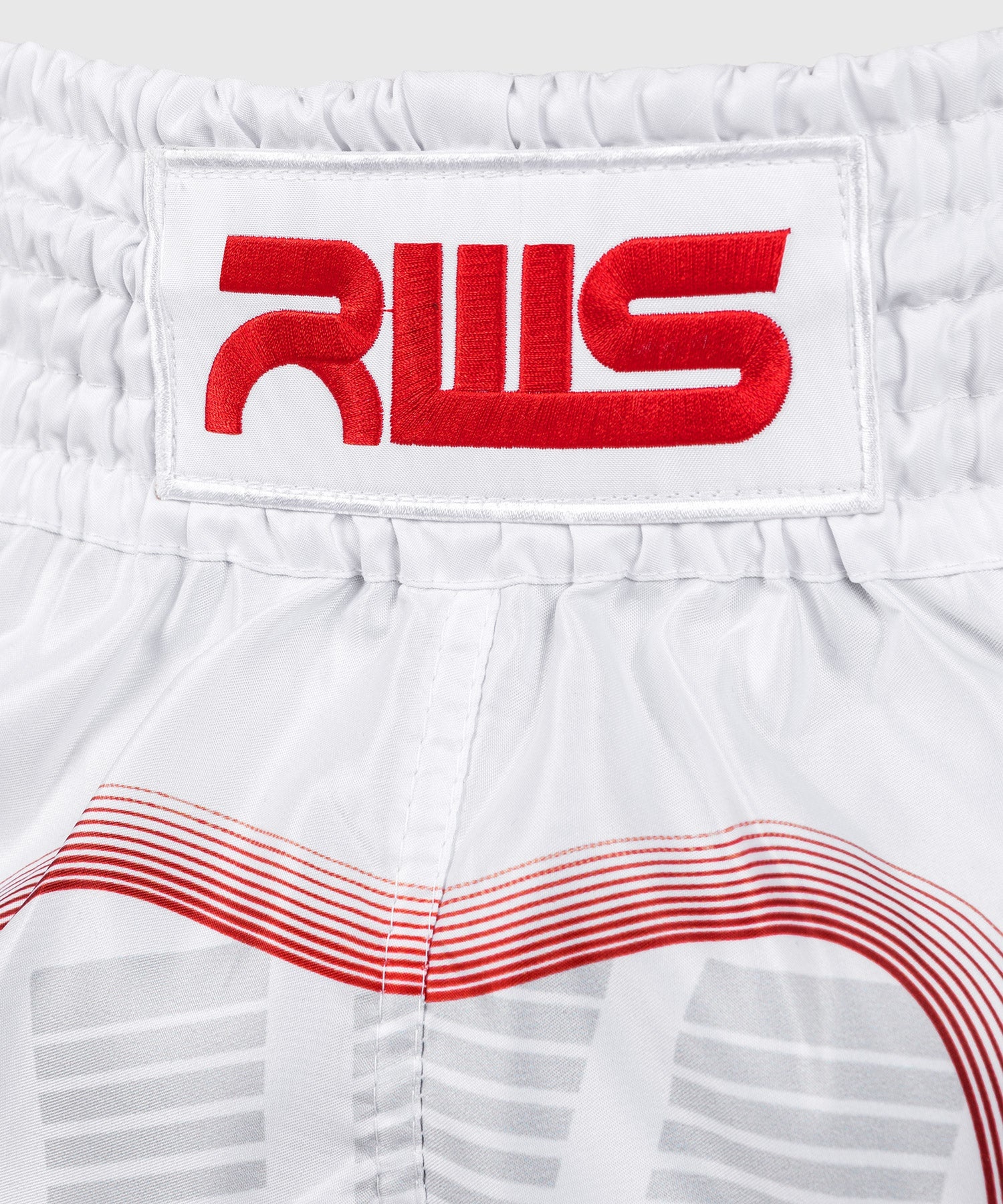 Dual Fewas Rws RWS x Venum Muay Thai Kickboxhose Weiß Rot - Fightwear Shop - Deutschland