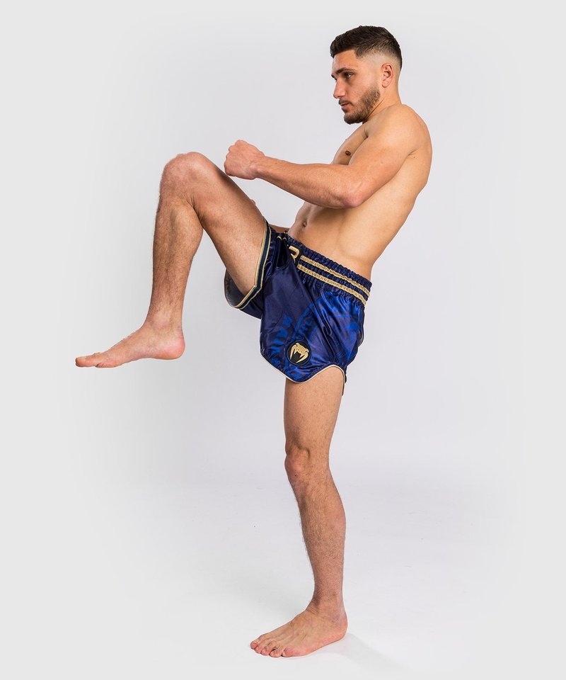 Venum RAJADAMNERN x Venum Muay Thai Short Navy Blue