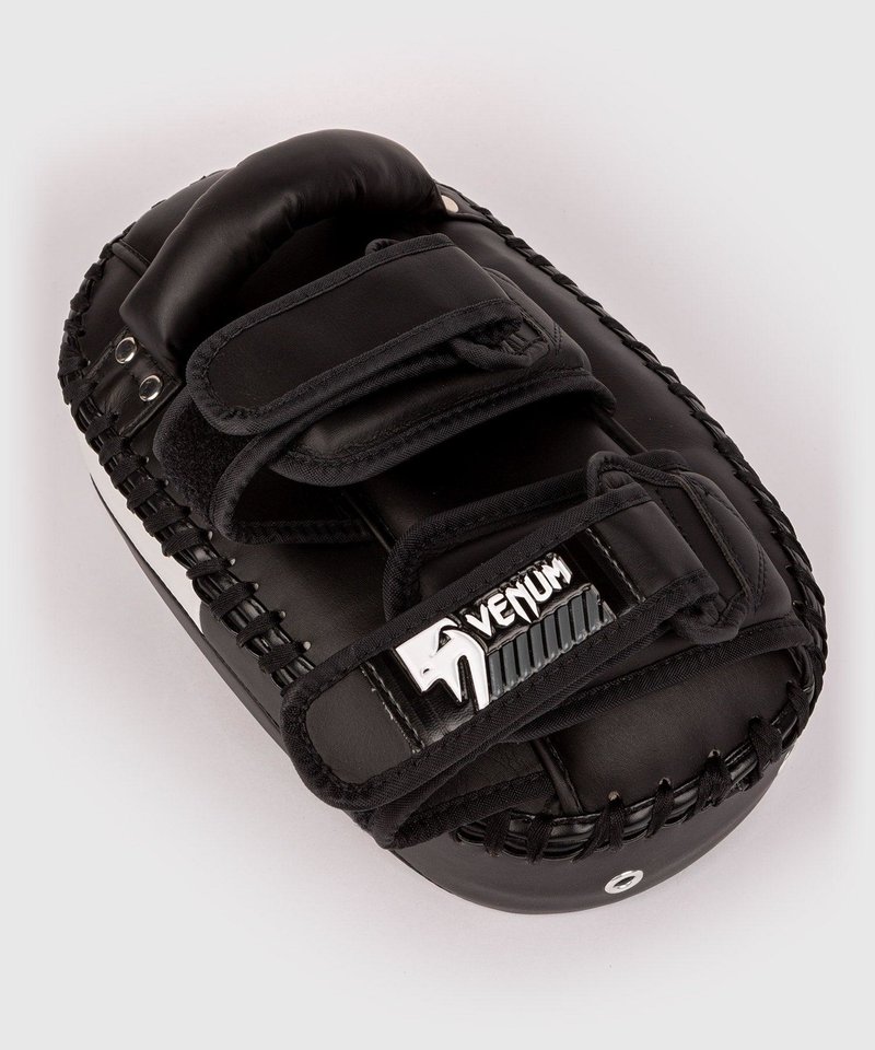 Venum Venum Light Kick Pads 2.0 Skintex Leather Black White - per pair