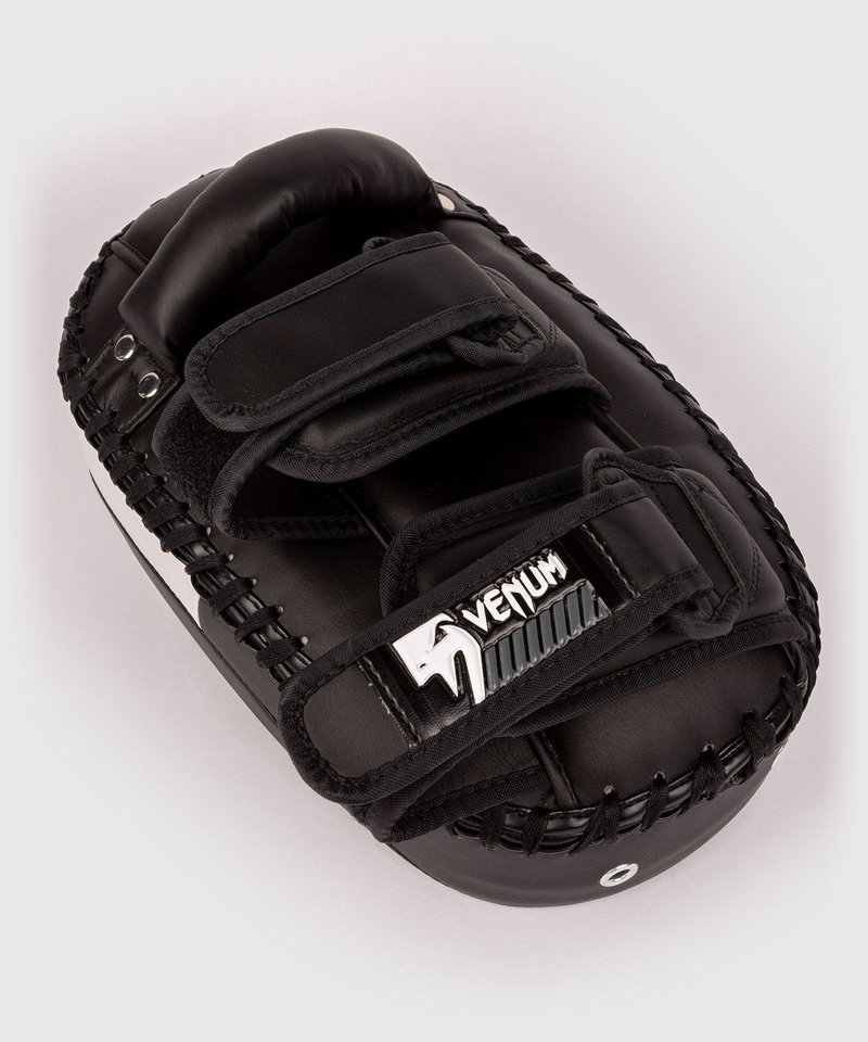 Venum Venum Light Kick Pads 2.0 Skintex Leder Schwarz Weiß - pro Paar