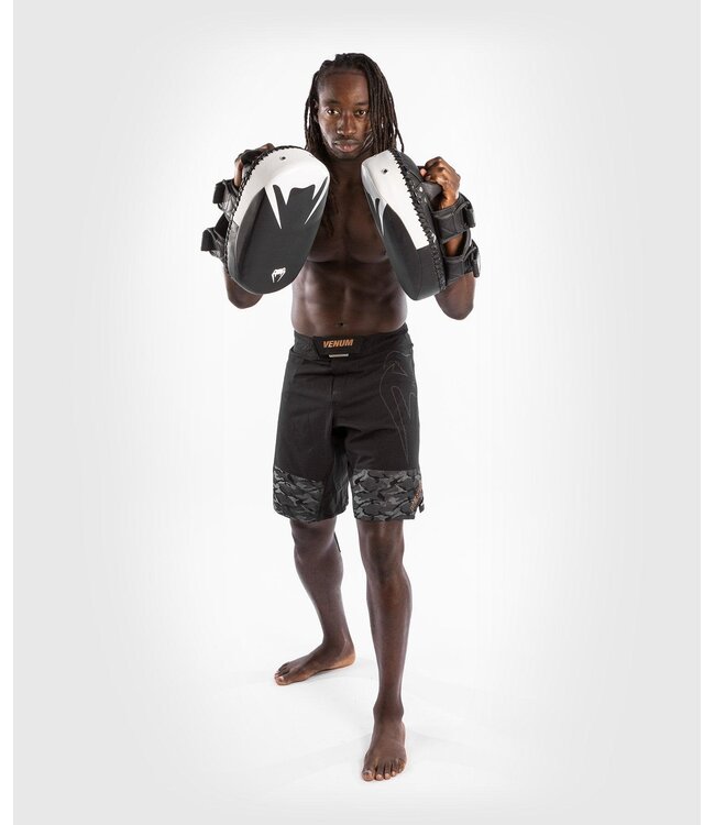 Venum Light Kick Pads 2.0 Skintex Leer Zwart Wit - per paar