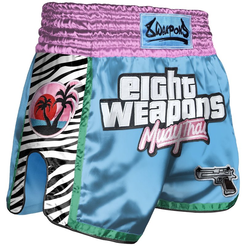 8 Weapons 8 WEAPONS Kickboks Muay Thai Shorts Miami Thai