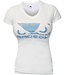 Bad Boy Logo T-shirt met V-hals Kids Wit Blauw