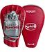 PunchR™  PunchR™ Long Curved Pro Style Focus Mitts Rot Silber