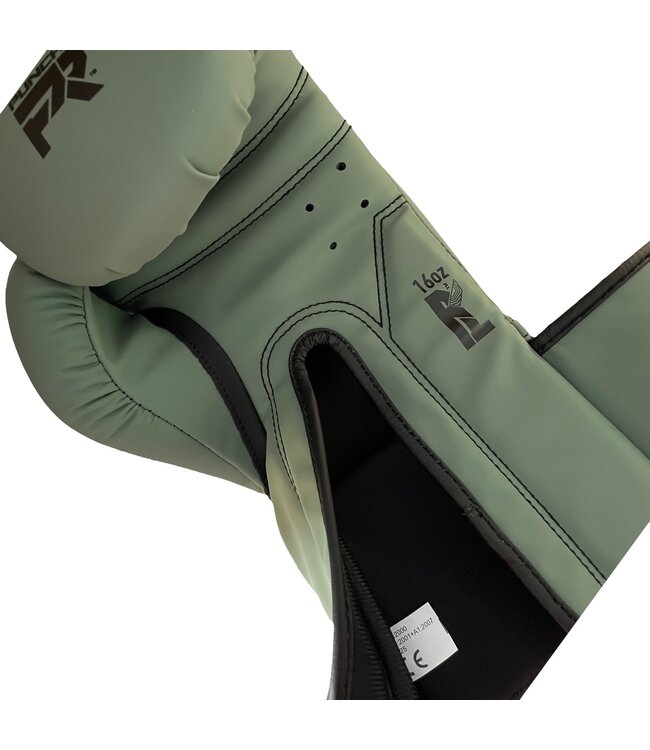 PunchR™ Never Give Up Bokshandschoenen Groen Zwart