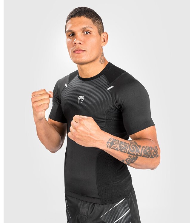 Venum Venum Biomecha Rashguard Kurzarm Schwarz Grau