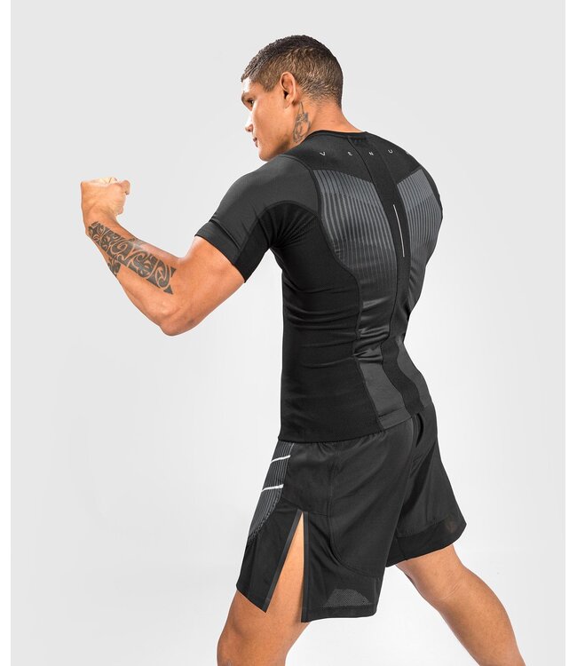 Venum Venum Biomecha Rashguard Kurzarm Schwarz Grau