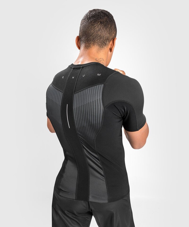 Venum Venum Biomecha Rashguard Kurzarm Schwarz Grau