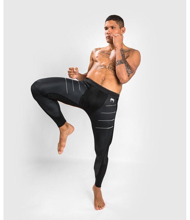 Venum Sports Leggings Biomecha Spats Tights Schwarz Grau