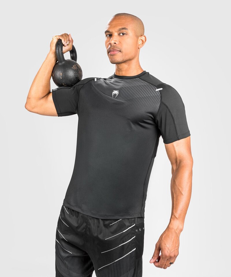 Venum Venum Biomecha Dry Tech Trainings-T-Shirt Schwarz Grau