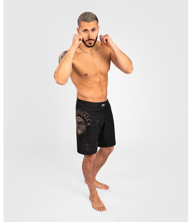 Venum Santa Muerte Dark Side Fightshort Zwart Bruin