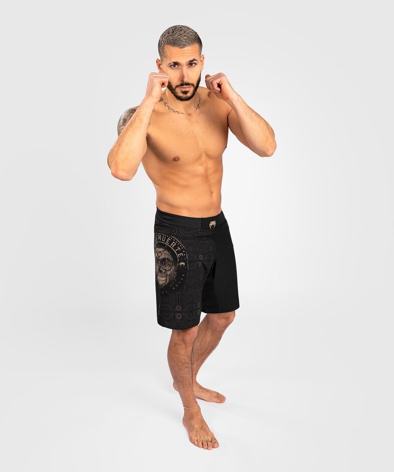 Venum Venum Santa Muerte Dark Side Fightshort Zwart Bruin