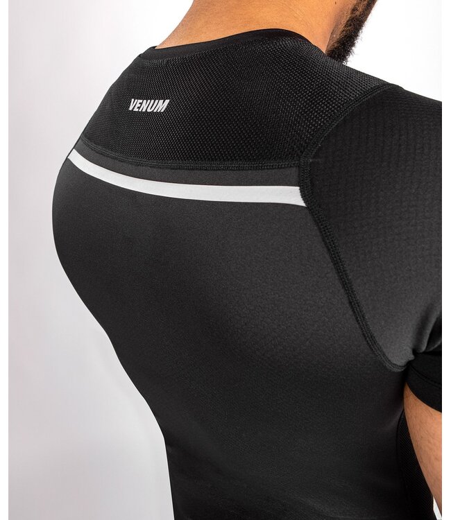 Venum Jaws 2.0 Rash Guard S/S Schwarz Grau