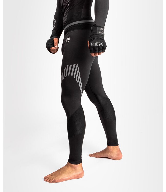 Venum JAWS 2.0 Sport Leggings Spats Herren Schwarz Grau