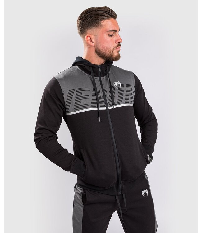 Venum Laser ZX Hoody Schwarz Grau