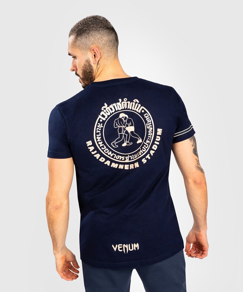 Venum Venum x RAJADAMNERN Baumwoll-T-Shirt Navy Blau