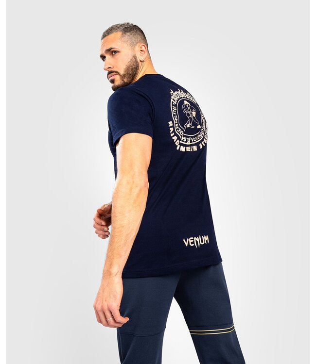 Venum x RAJADAMNERN Cotton T-Shirt Navy Blue