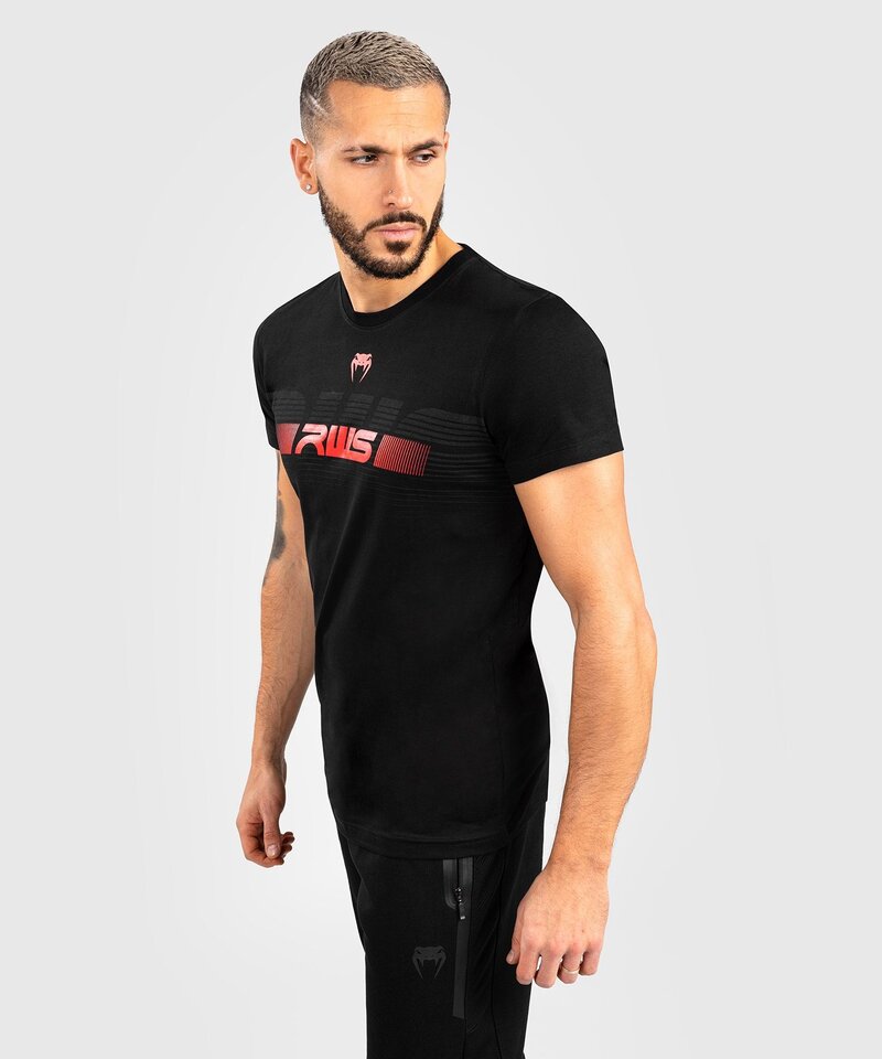 Venum Venum x RWS Baumwoll-T-Shirt Schwarz Rot