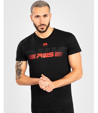 Venum Venum x RWS Baumwoll-T-Shirt Schwarz Rot