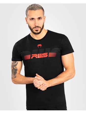 Venum Venum x RWS Baumwoll-T-Shirt Schwarz Rot