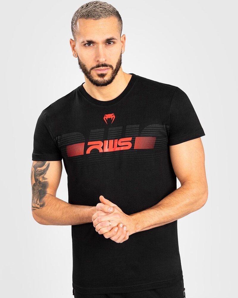 Venum Venum x RWS Baumwoll-T-Shirt Schwarz Rot