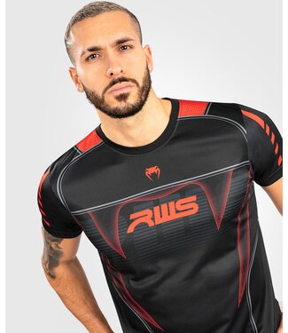 Venum Venum x RWS Dry Tech T-Shirt Schwarz Rot