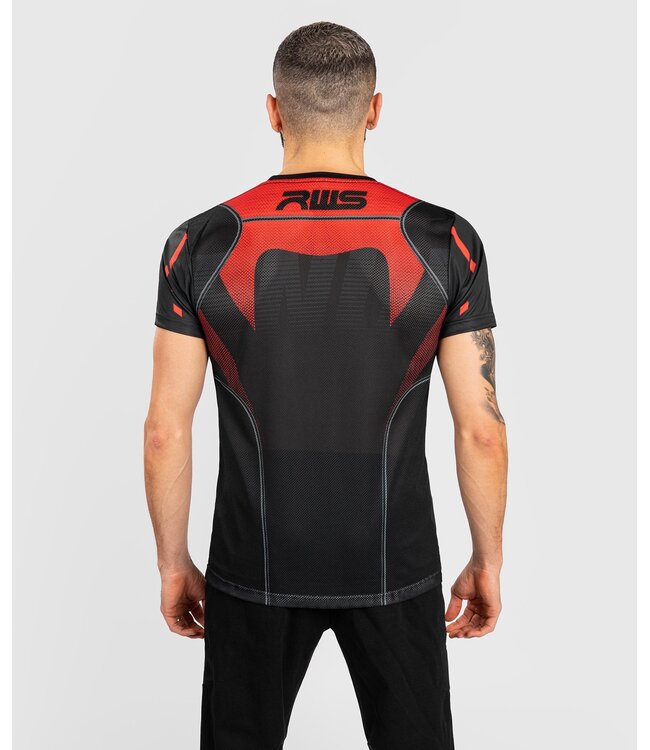 Venum Venum x RWS Dry Tech Training T-shirt Zwart Rood