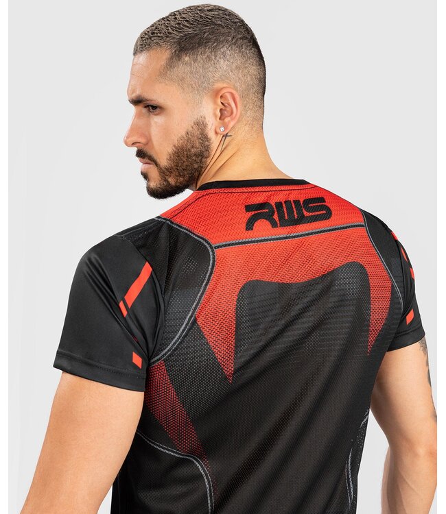 Venum x RWS Dry Tech Training T-shirt Zwart Rood