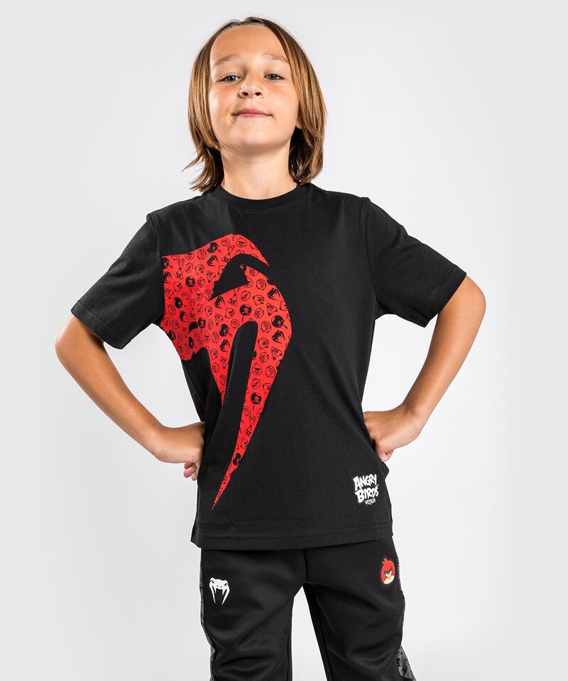 Venum Venum x Angry Birds Giant Baumwolle T-Shirt Kinder Schwarz Rot