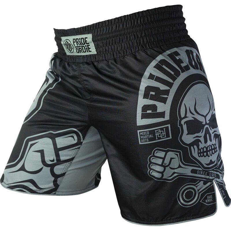 Pride or Die PRIDE or Die BUSTED KNUCKLES Fightshort Schwarz