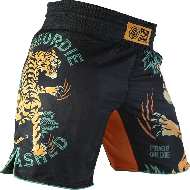 Pride or Die PRiDE or DiE Unleashed V.2 Fightshorts Black