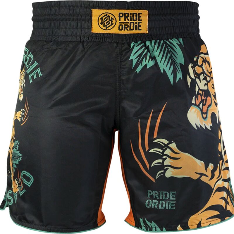 Pride or Die PRIDE or DiE Unleashed V.2 Fightshorts Schwarz