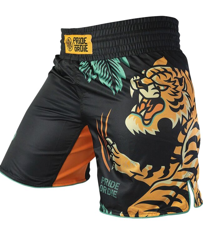 Pride or Die PRIDE or DiE Unleashed V.2 Fightshorts Schwarz