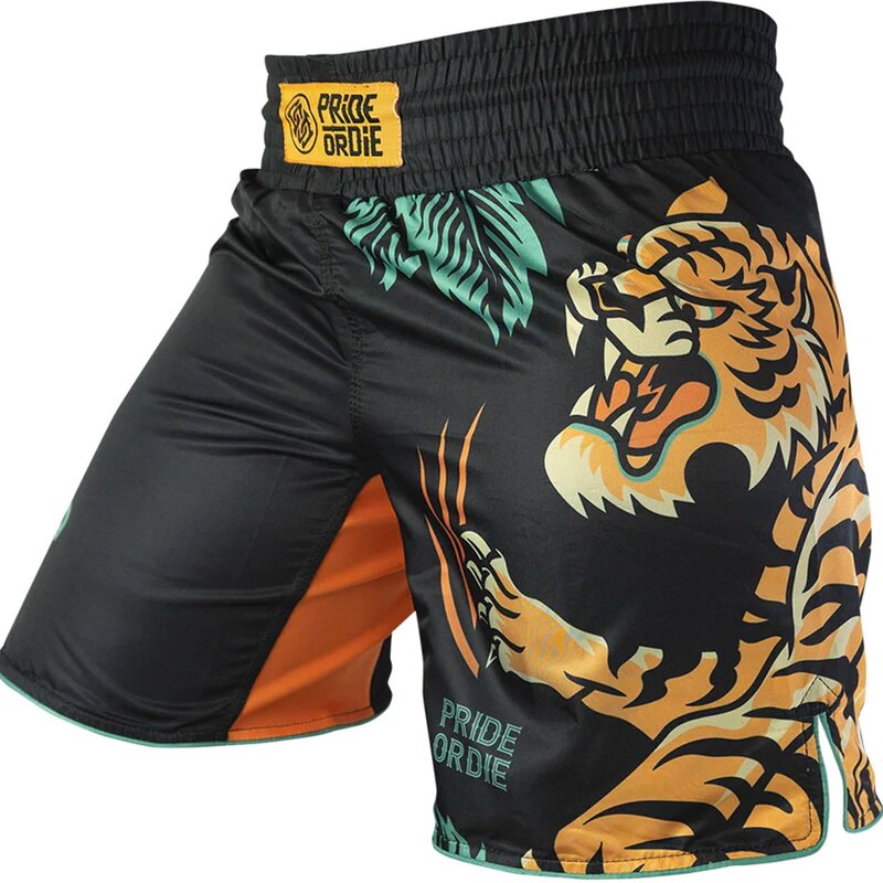 Pride or Die PRIDE or DiE Unleashed V.2 Fightshorts Schwarz