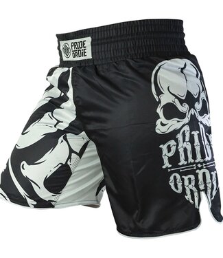 Pride or Die Fightshorts PRiDEorDiE Reckless Bones Black