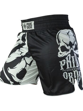 Pride or Die Fightshorts PRiDEorDiE Reckless Bones Black