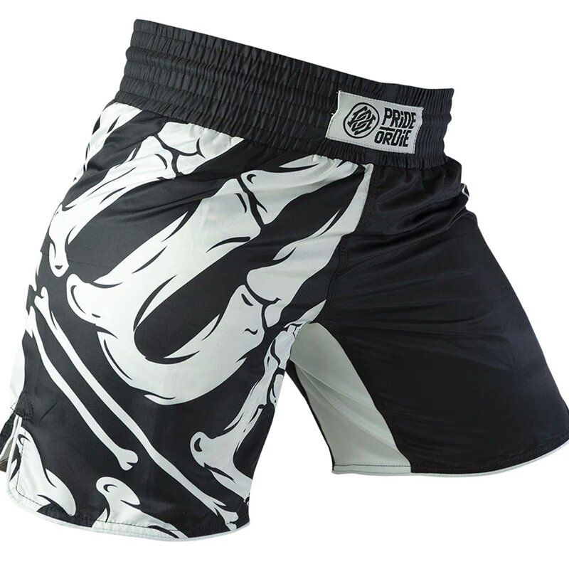 Pride or Die Fightshorts PRiDEorDiE "Reckless Bones" Zwart