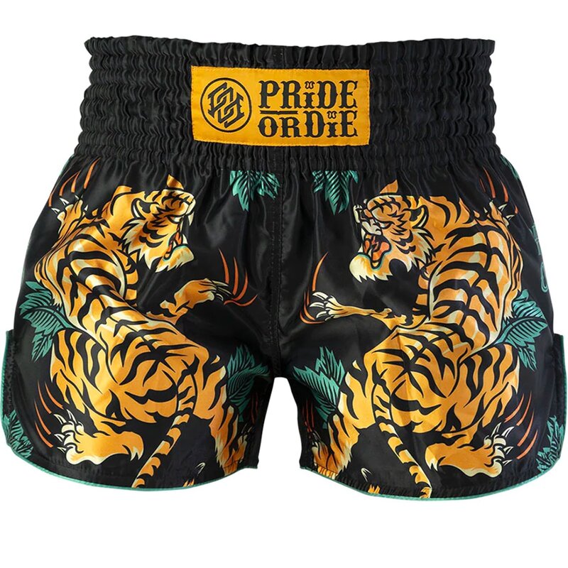 Pride or Die Pride or Die Muay Thai Kickboxen Shorts Tiger Unleashed V.2