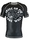 Pride or Die PRIDE or Die Rash Guard Lone Wolf Black White