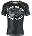PRIDE oder Die Rash Guard Lone Wolf Schwarz Weiß