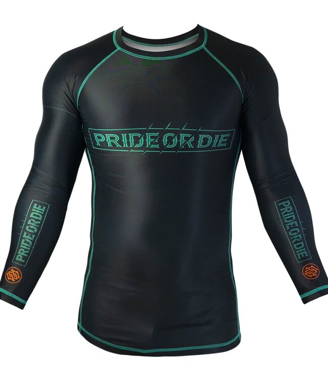 PRIDE or Die Rash Guard Long Sleeves Unleashed V.2